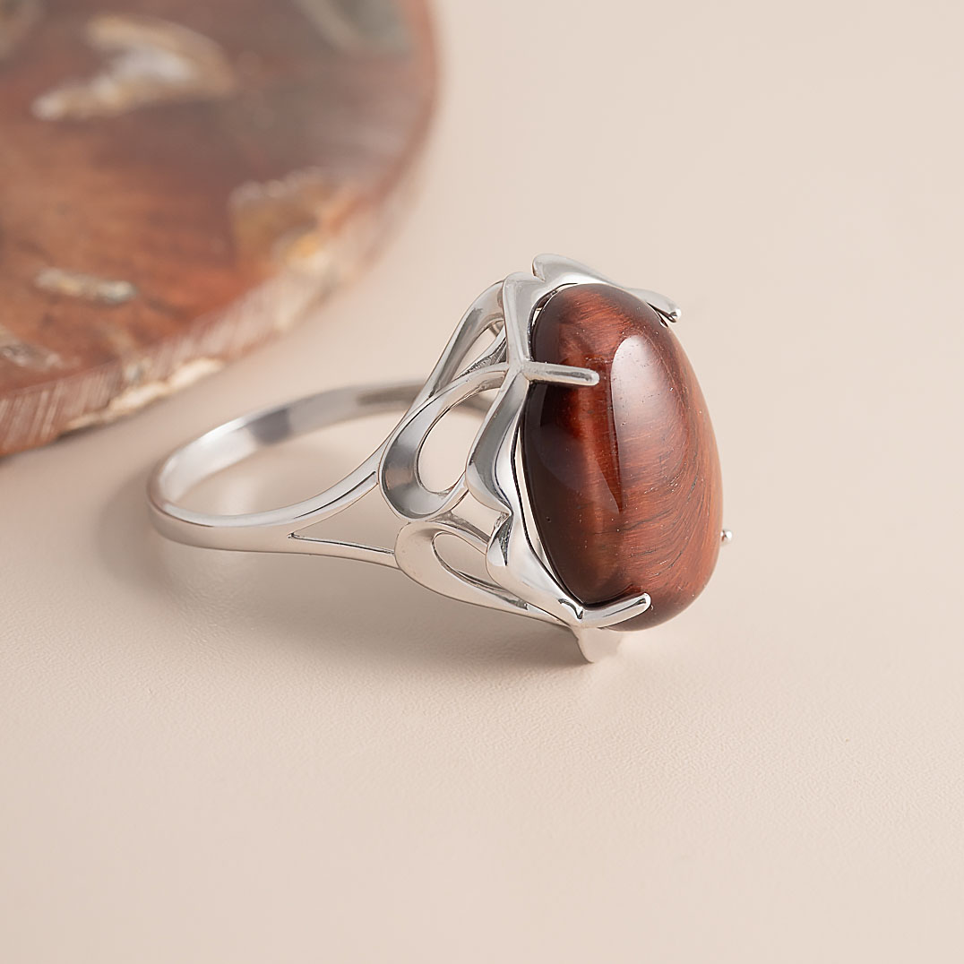 0575R Бычий глаз Кольцо (Ag 925)