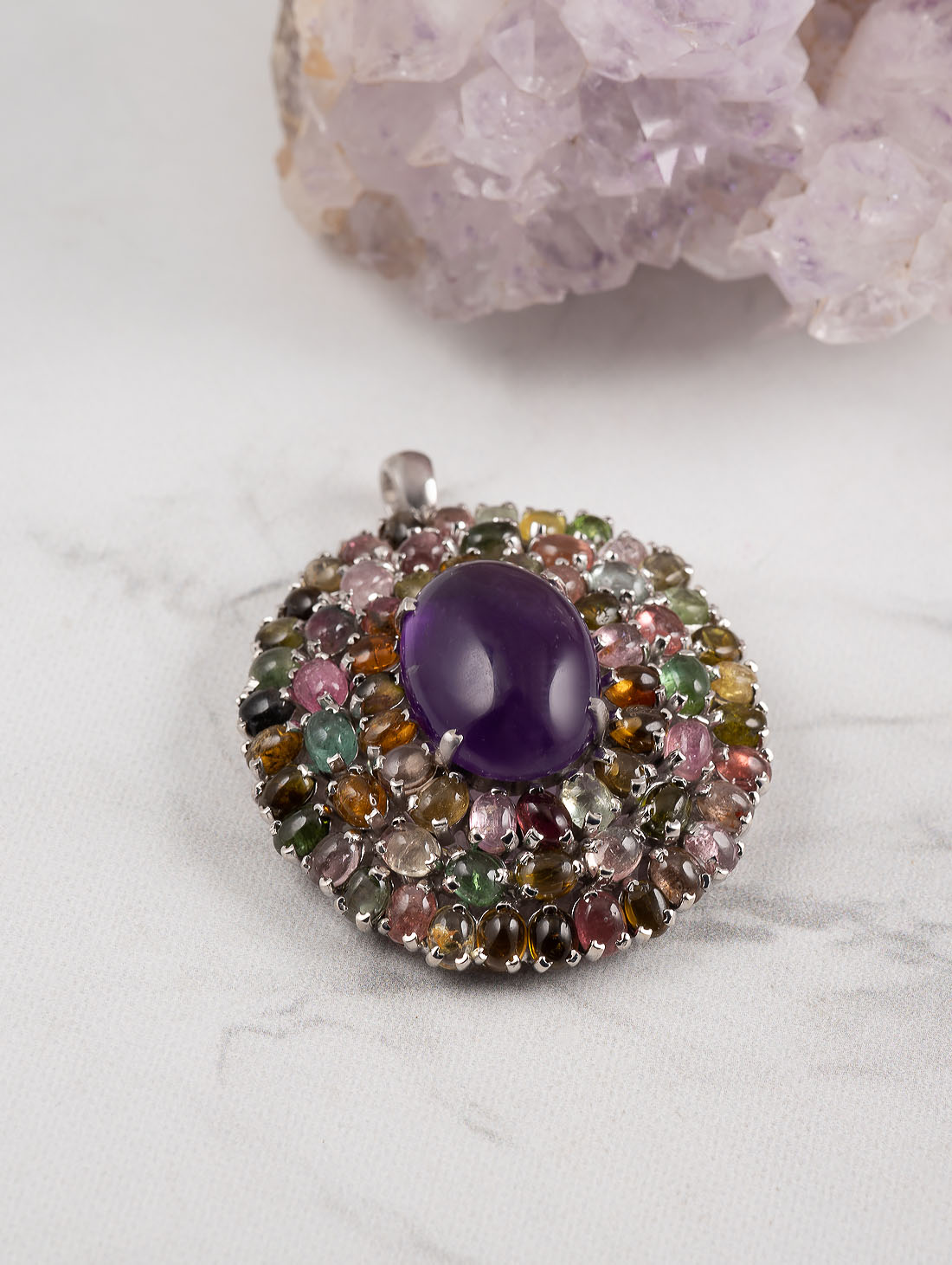 042350 Брошь-кулон (Ag 925)