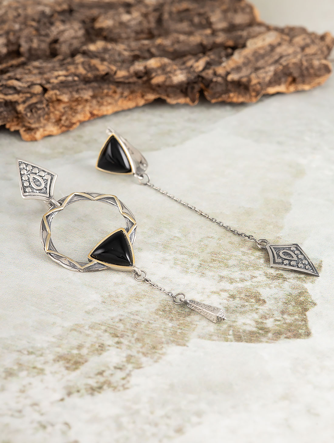 Err1199z Агат Серьги (Ag_925)