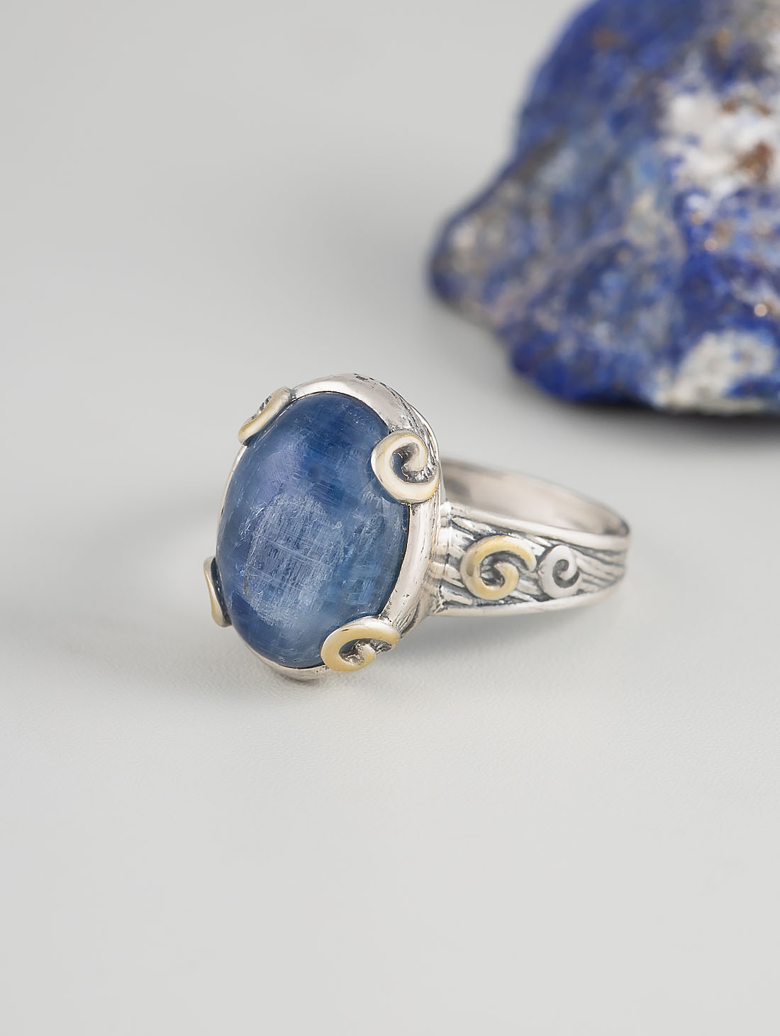 Rrr1297z Кианит Кольцо (Ag 925)