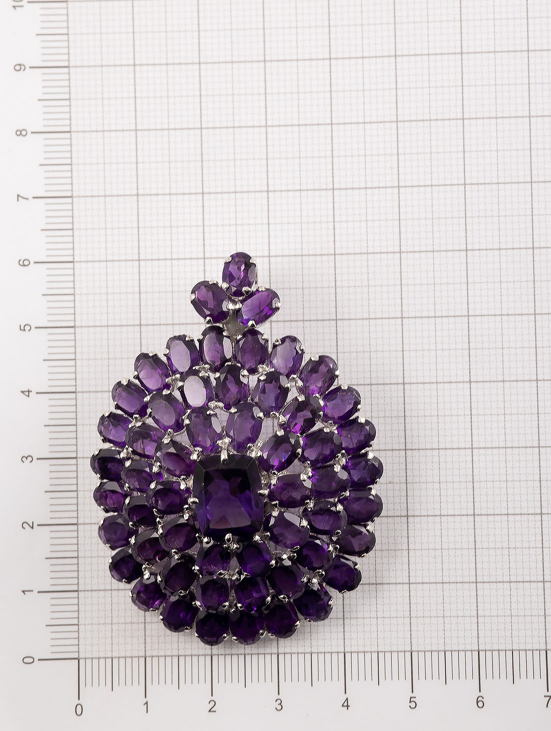 042355 Брошь-кулон (Ag 925)