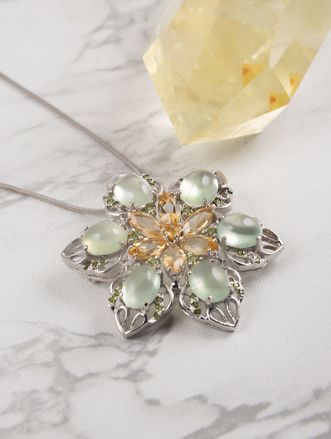 042348 Брошь-кулон (Ag 925)