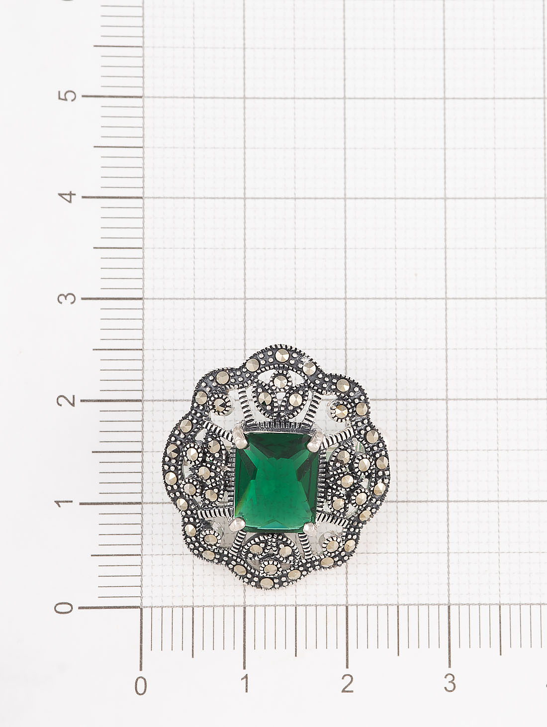 91581 Брошь (Ag 925)