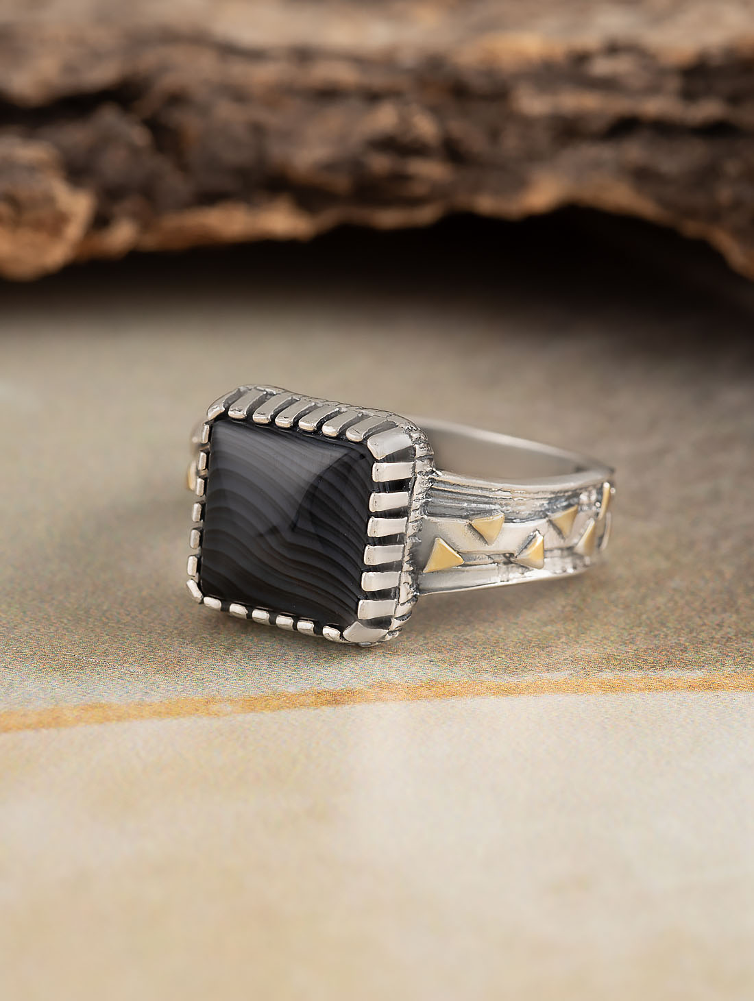 Rrr1493z Агат Кольцо (Ag_925)