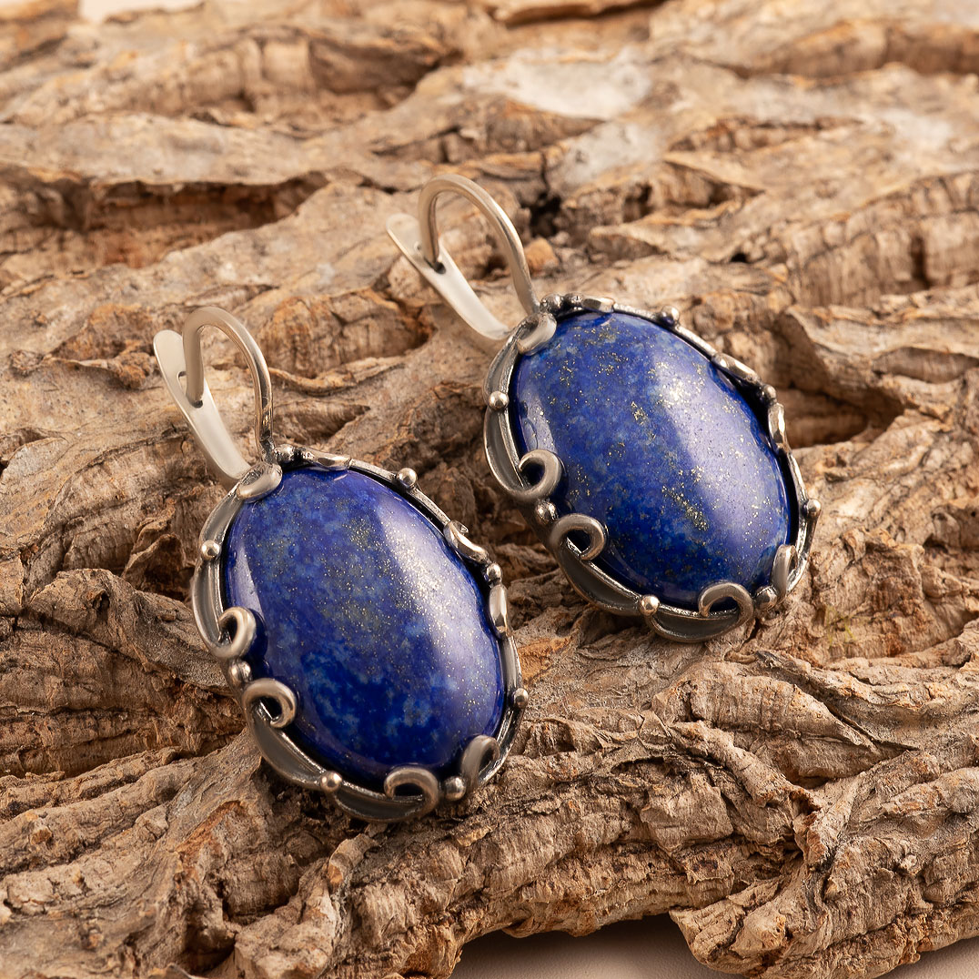 0525л Серьги (Ag 925)