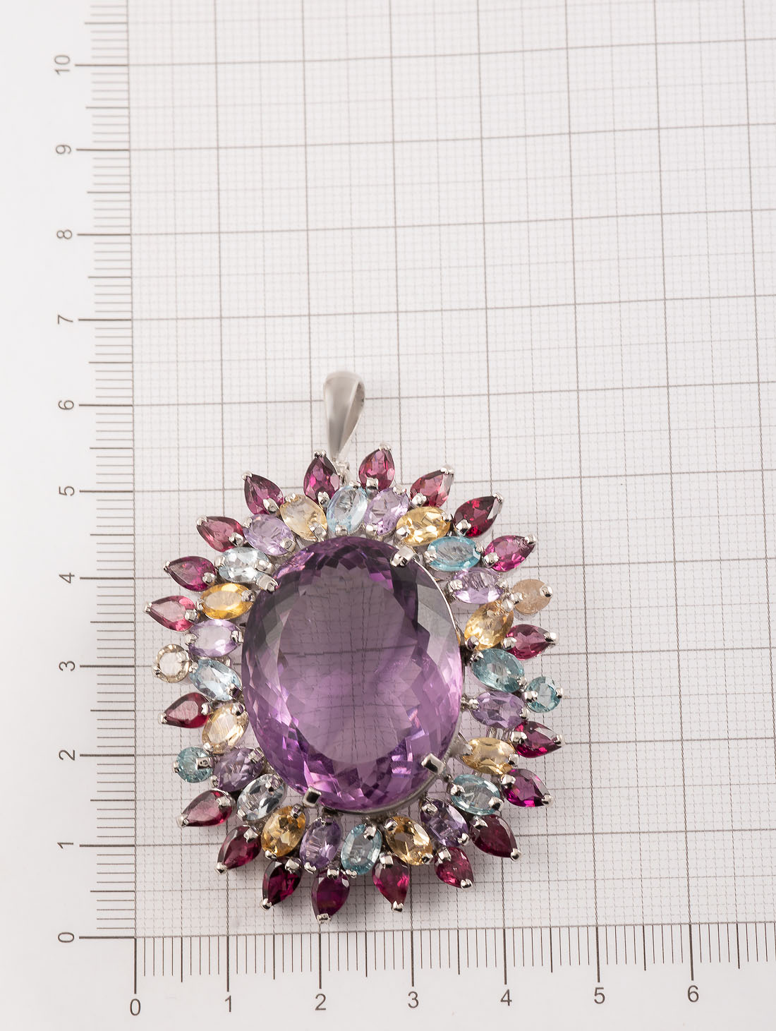 042388 Брошь-кулон (Ag 925)