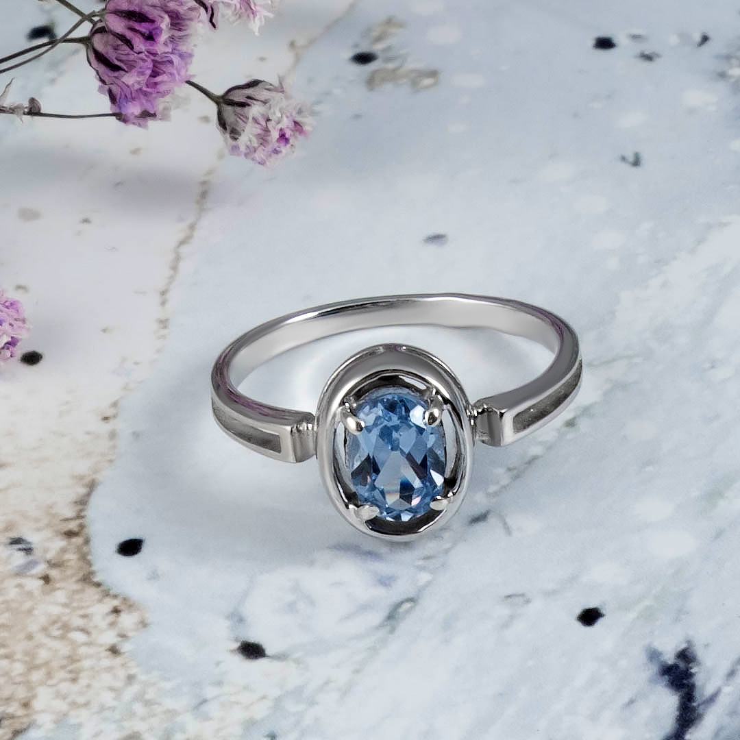 0240R Топаз Кольцо (Ag 925)