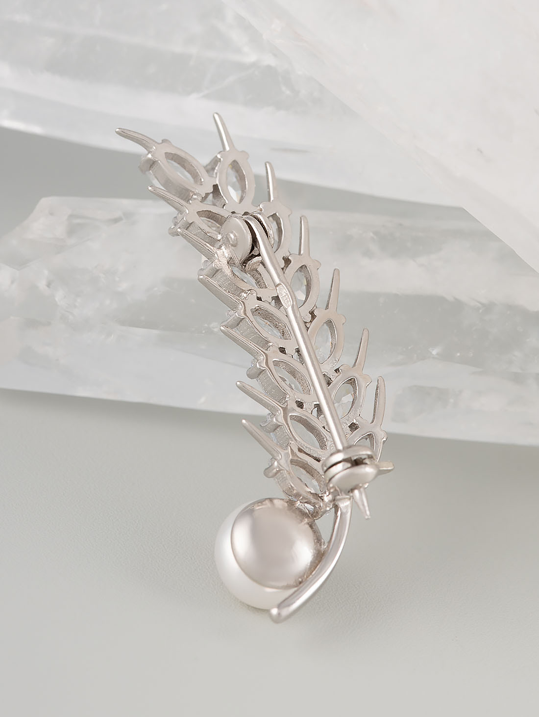 B00191r Брошь (Ag 925)