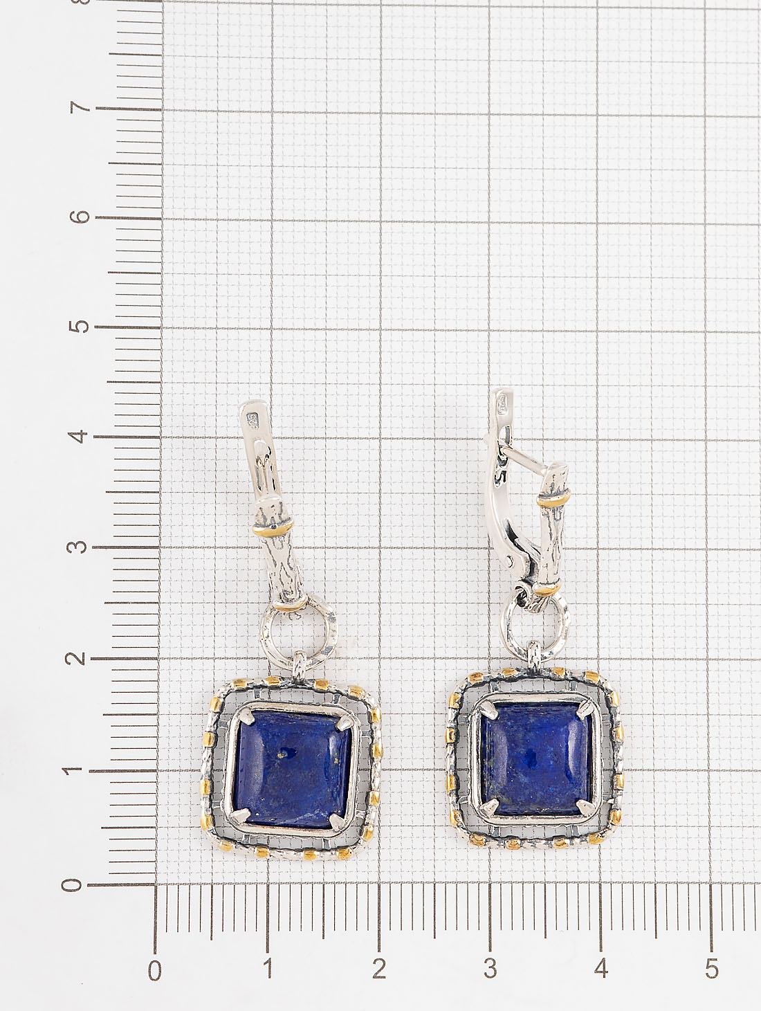 Err1324z Лазурит Серьги (Ag 925)