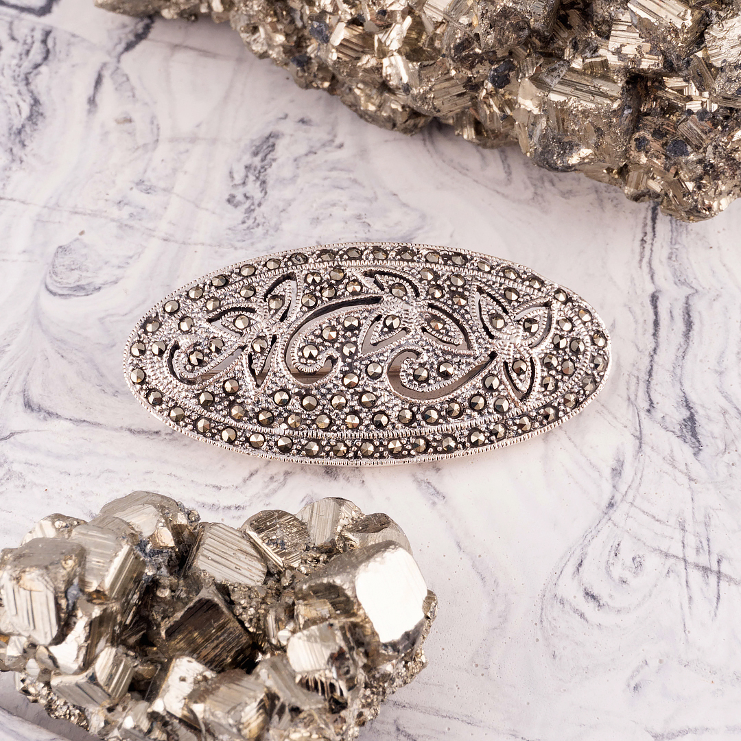 0896 Брошь (Ag 925)