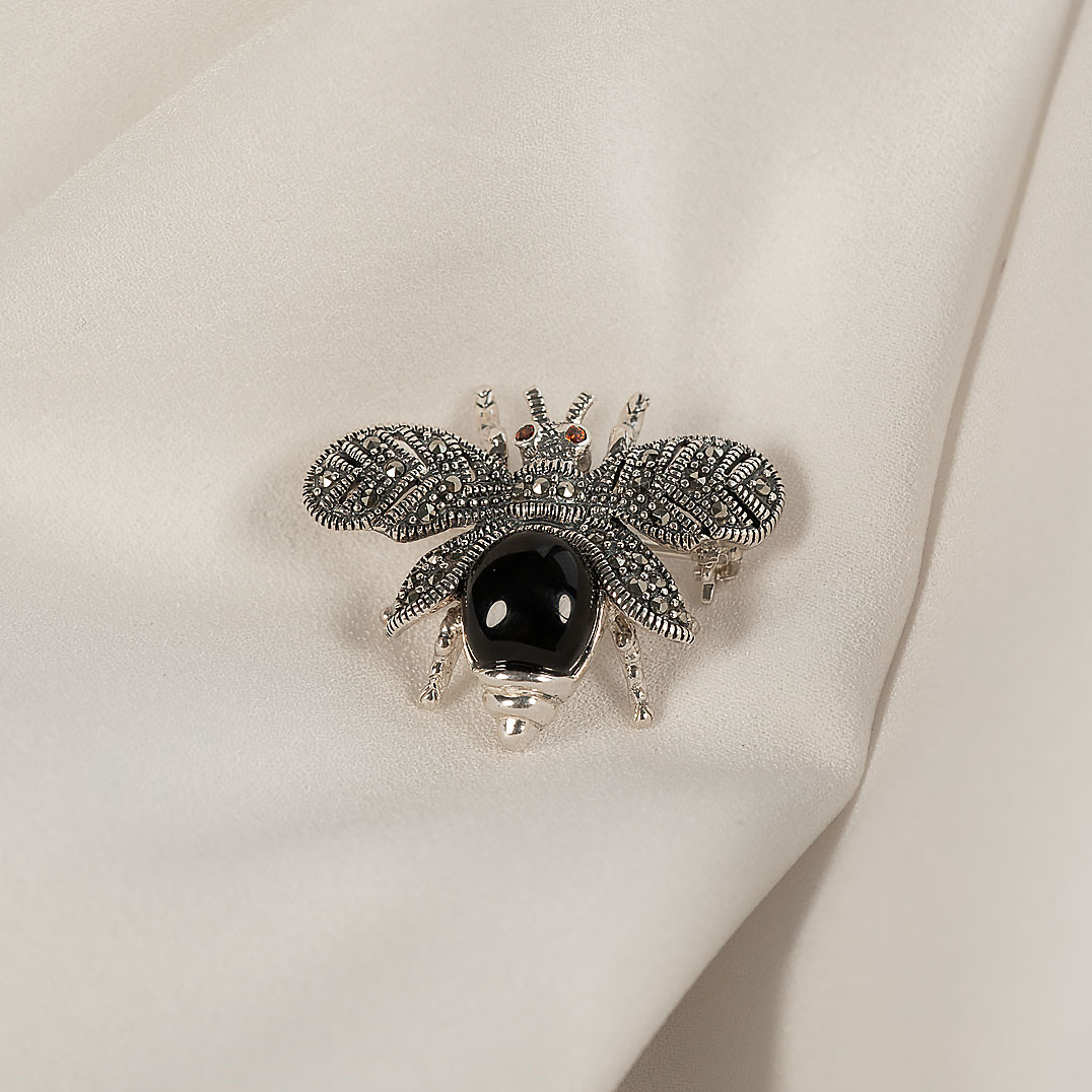 080124 Брошь (Ag 925)