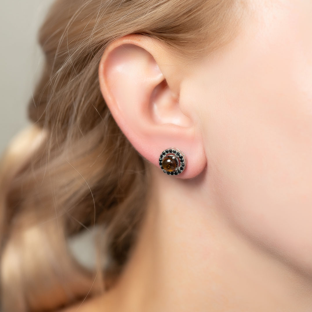 с9204 Серьги пуссеты (Ag 925)