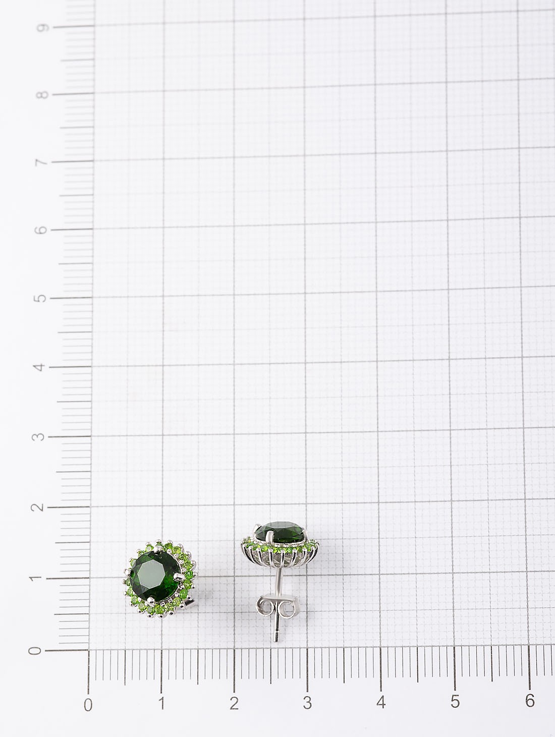 100924 Серьги пуссеты (Ag 925)