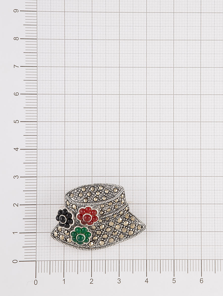 91512 Брошь-кулон (Ag 925)