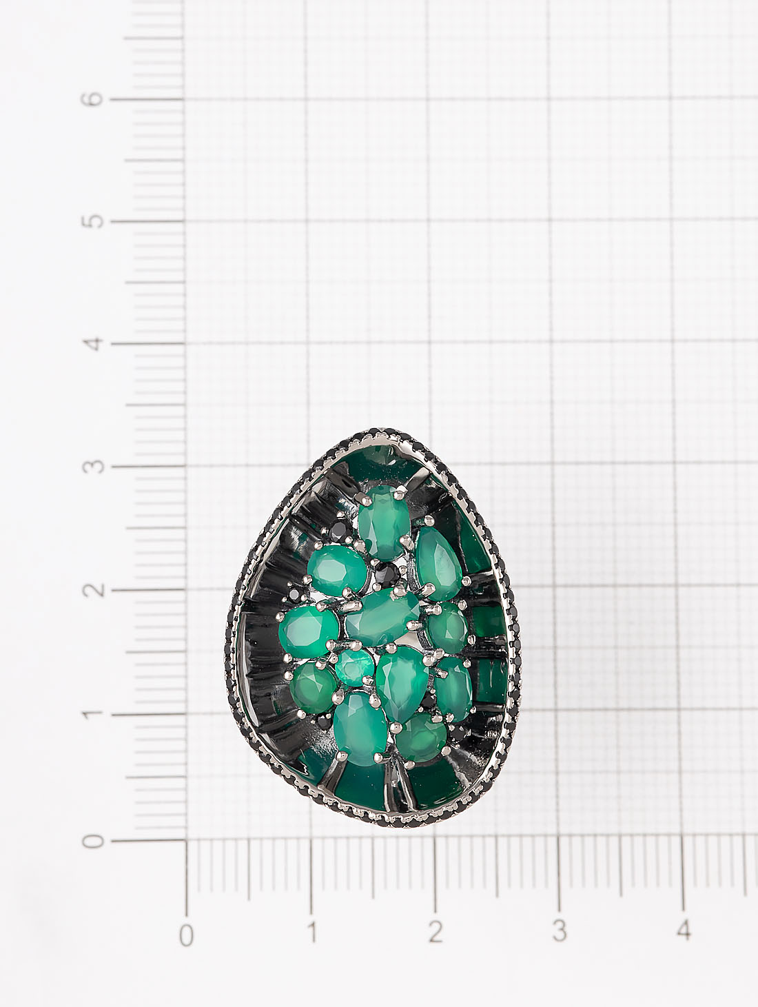 К0422А Агат Кольцо (Ag 925)