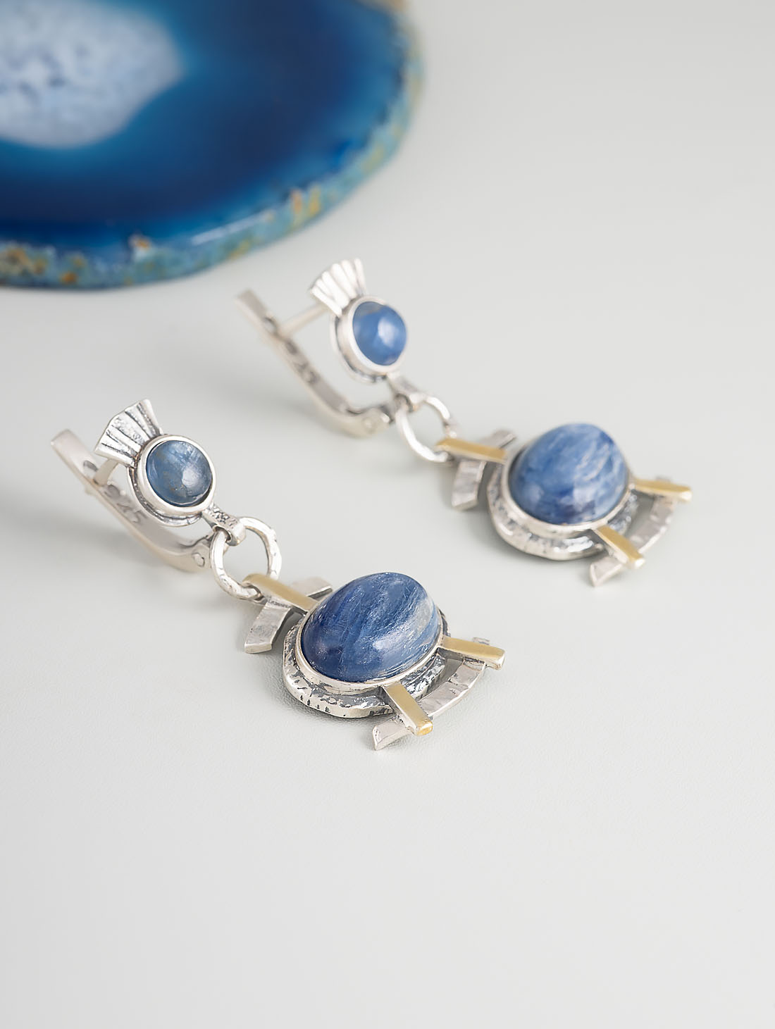 Err1282z Кианит Серьги (Ag 925)