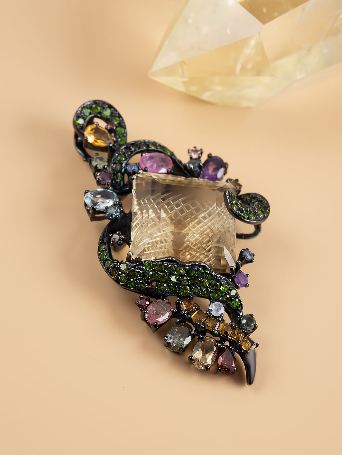 042387 Брошь-кулон (Ag 925)