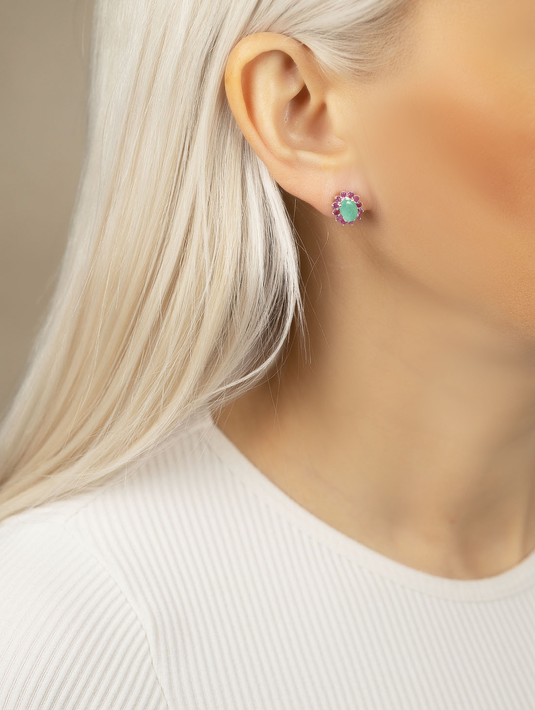 9498 Серьги пуссеты (Ag 925)