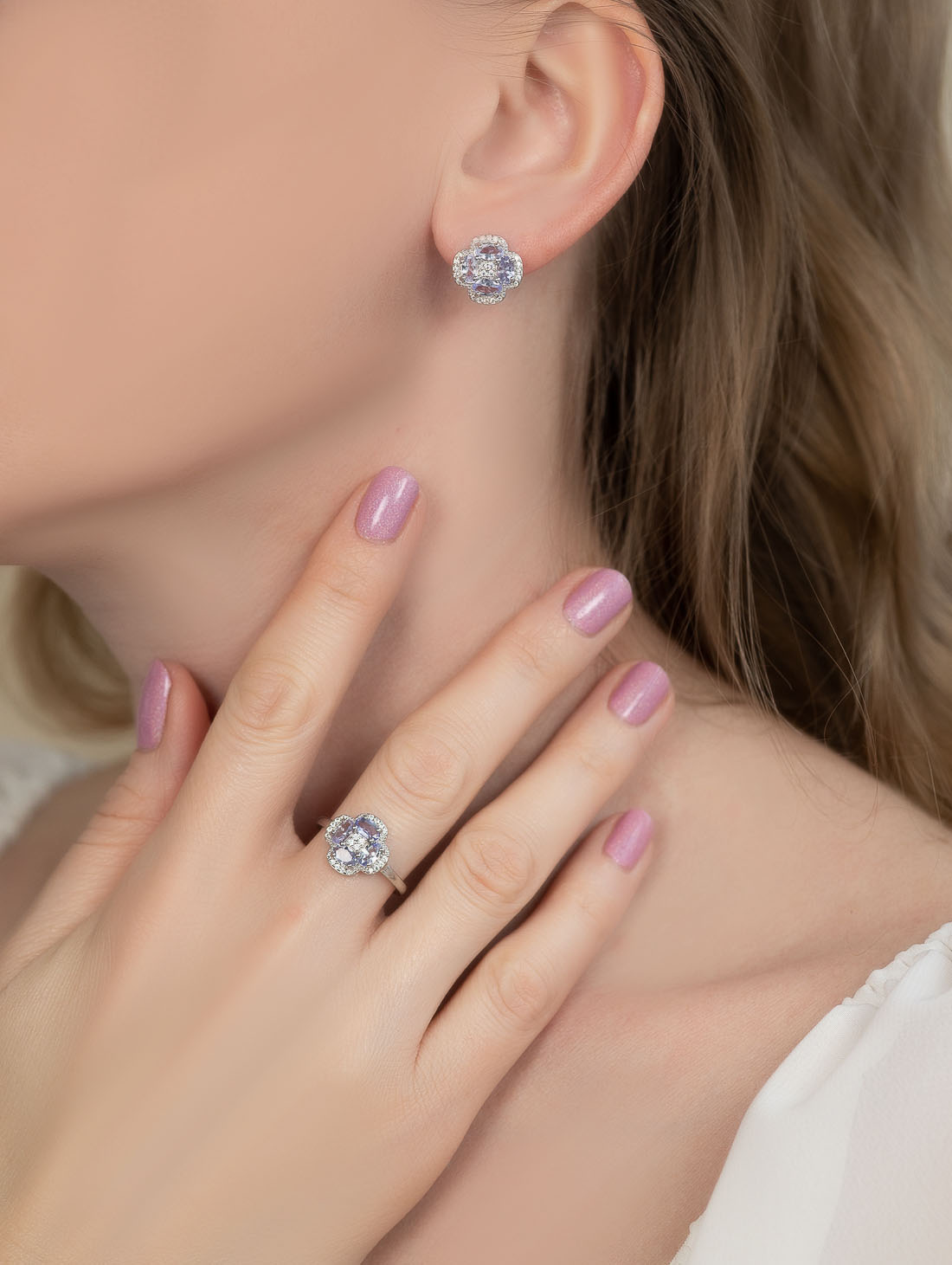 100925 Серьги (Ag 925)