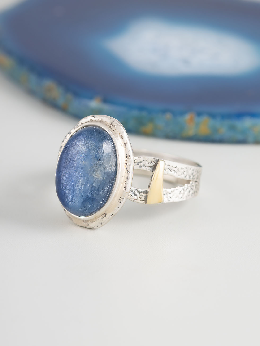 Rrr1282z Кианит Кольцо (Ag 925)