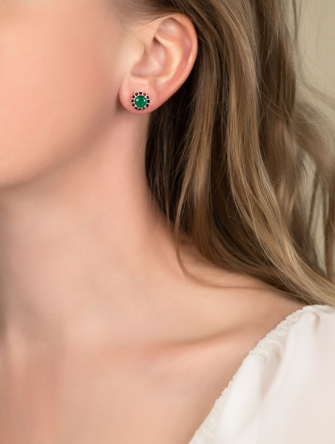 9461 Серьги пуссеты (Ag 925)