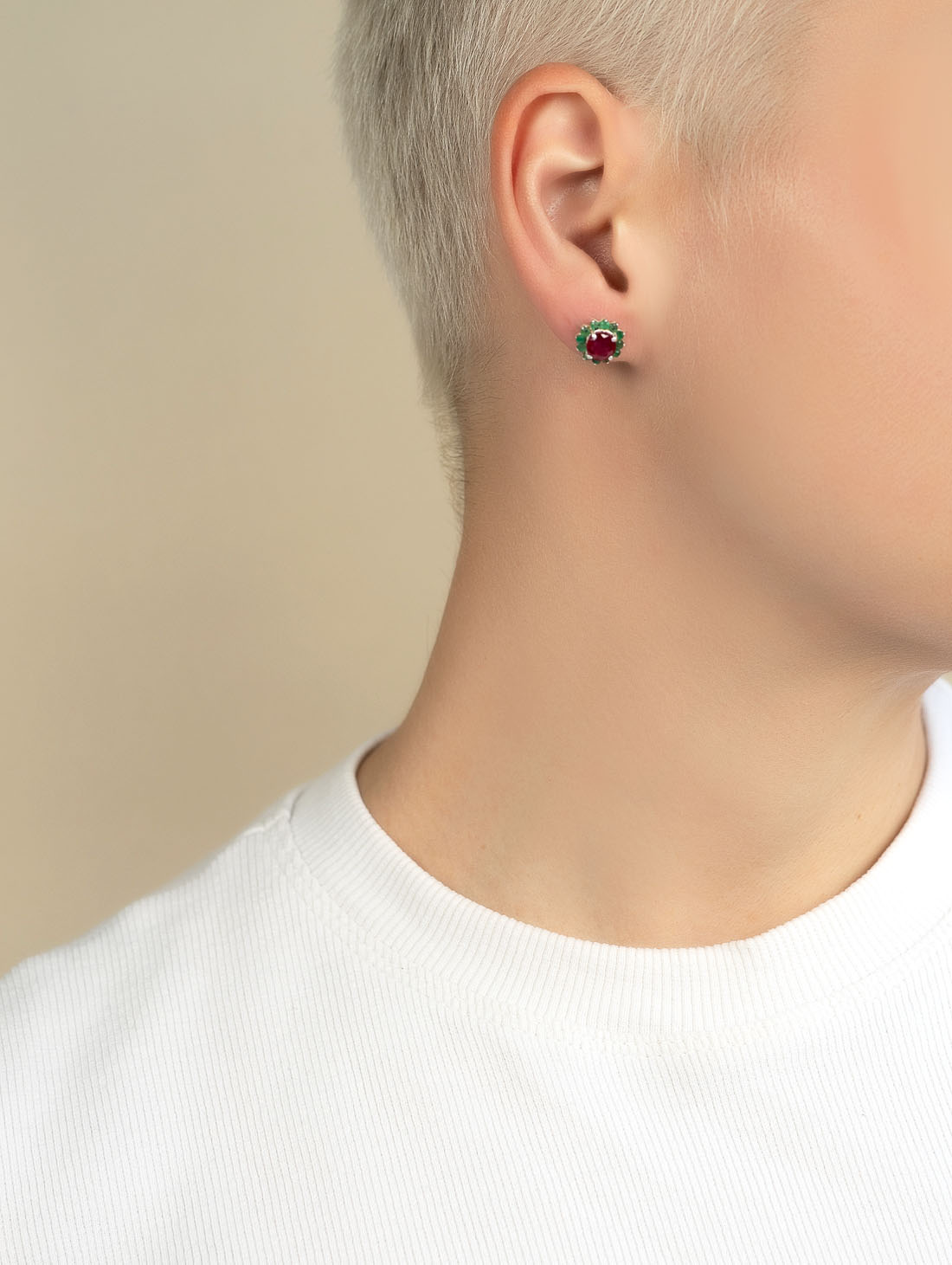 9375 Серьги пуссеты (Ag 925)