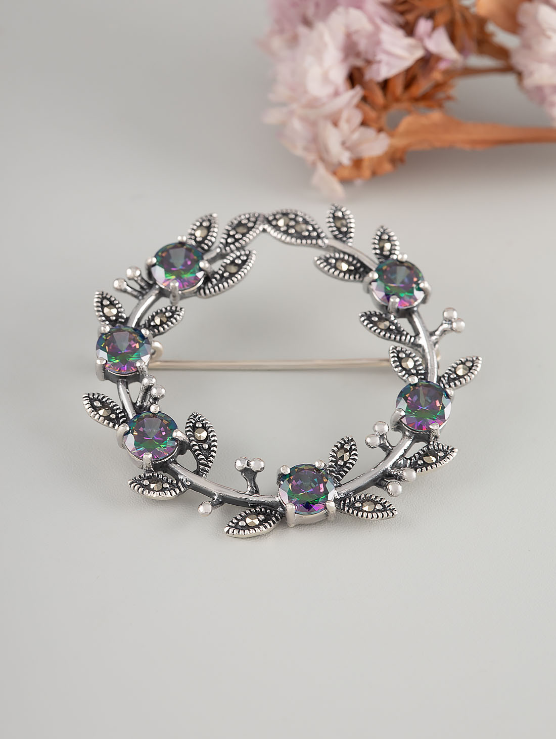 91579 Брошь (Ag 925)