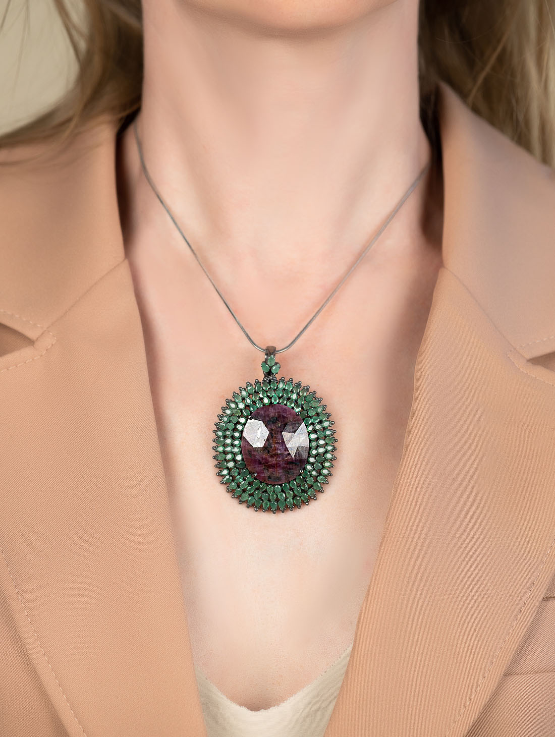 291 Брошь-кулон (Ag 925)