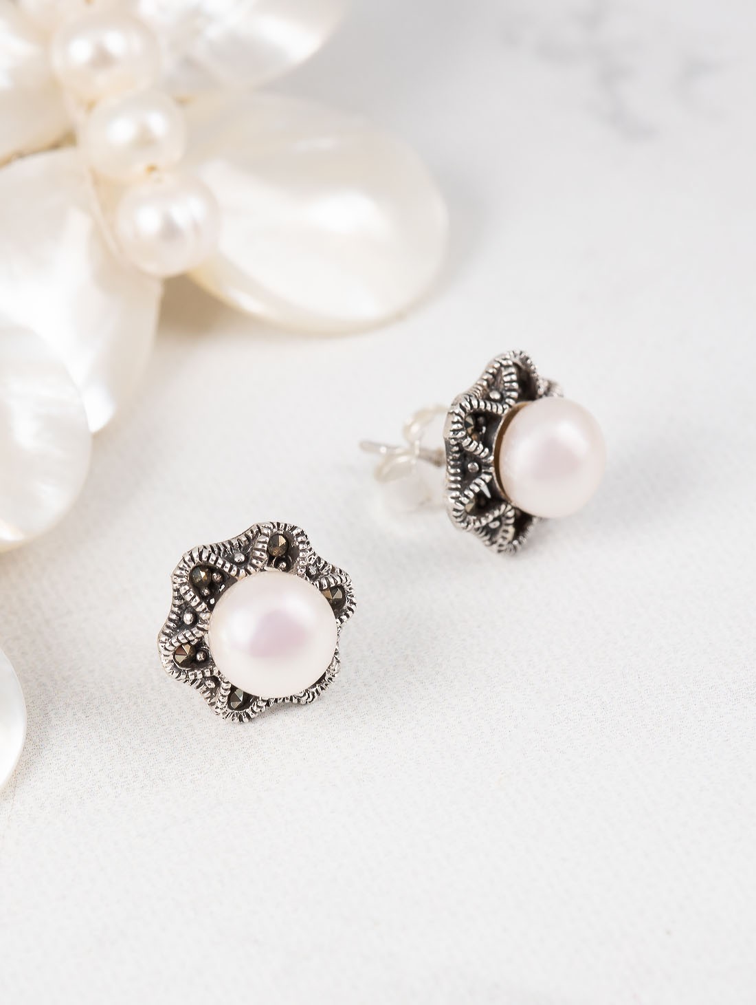 300160 Серьги пуссеты (Ag 925)