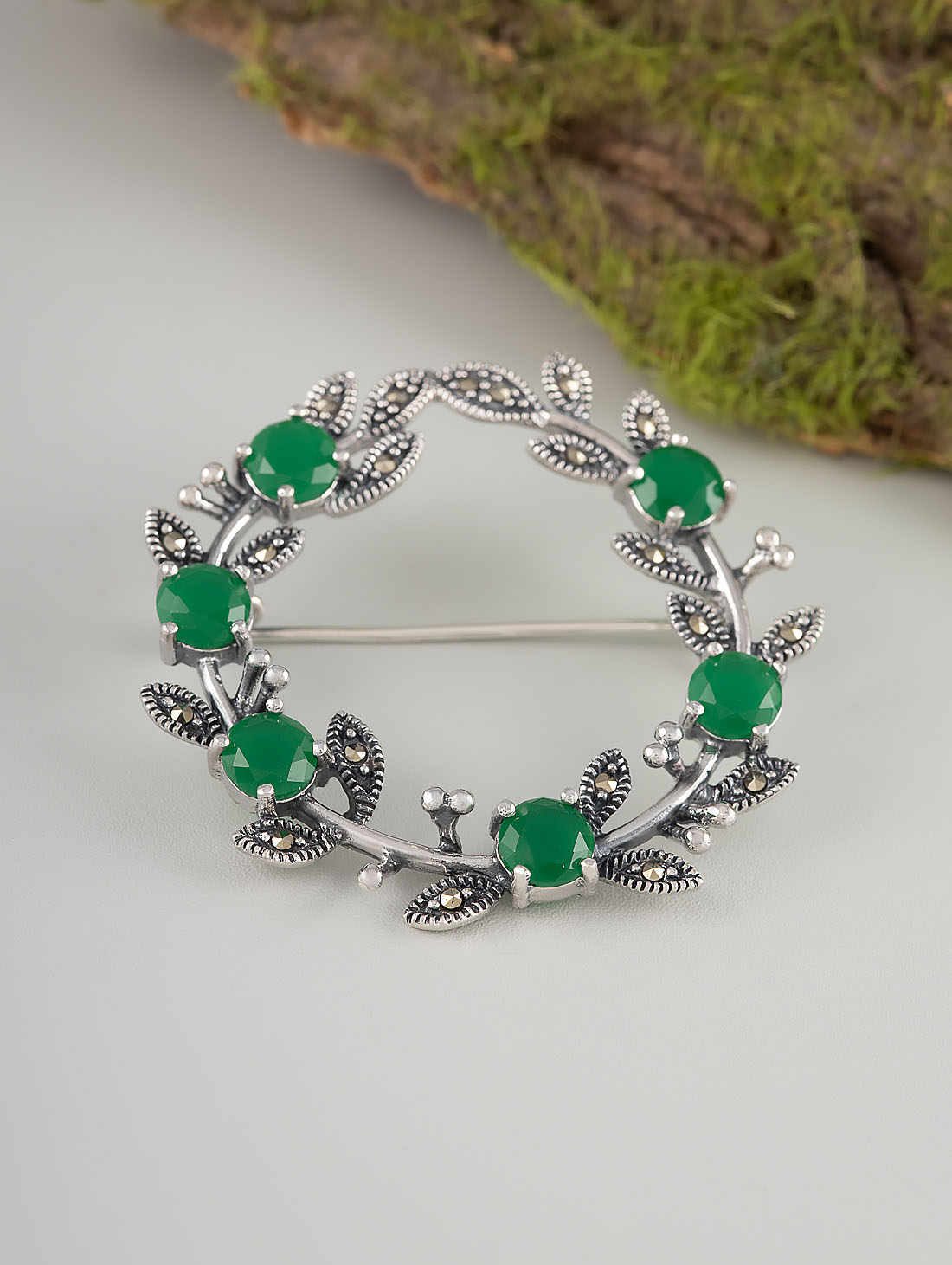 91576 Брошь (Ag 925)