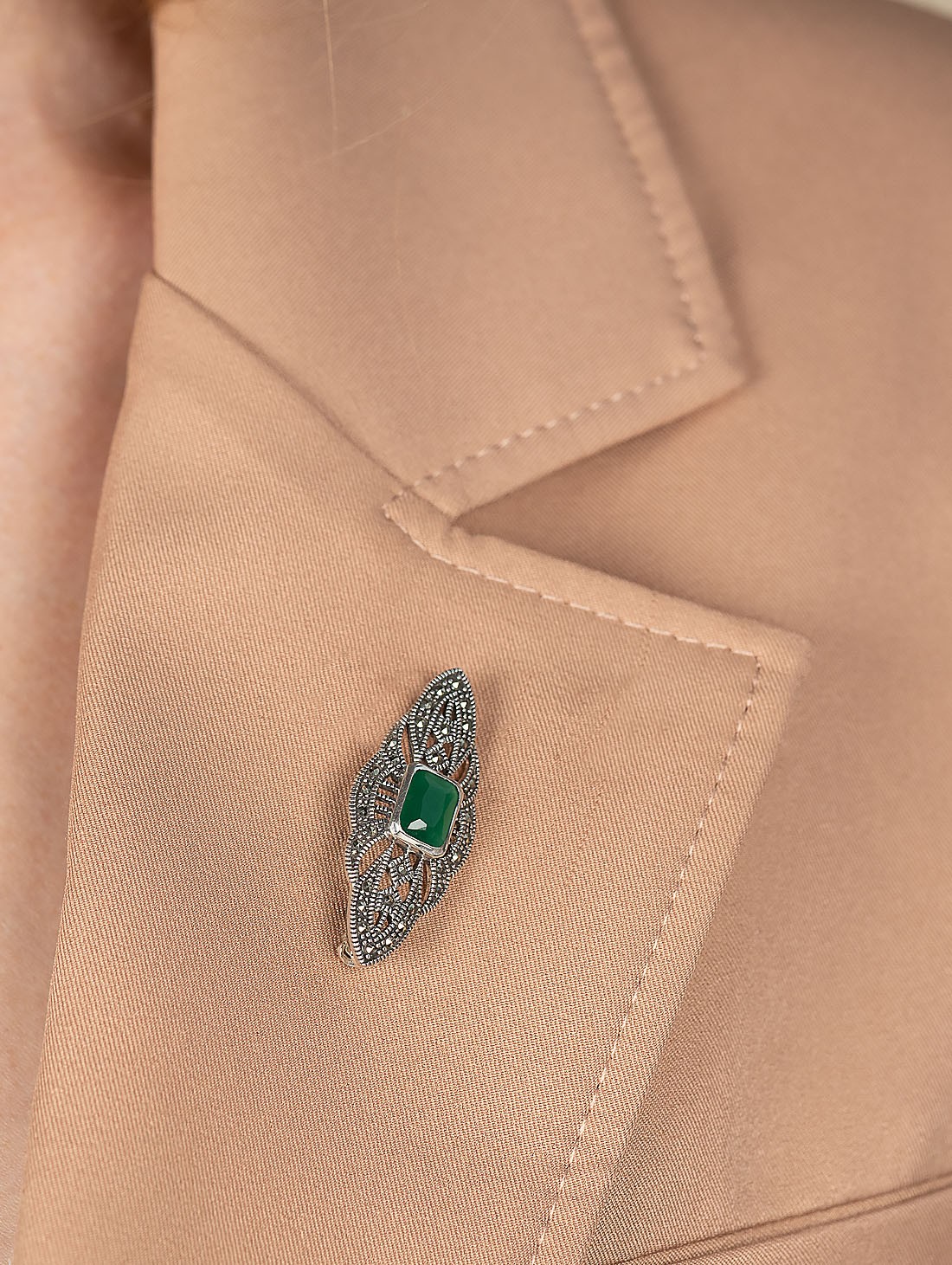 91640 Брошь (Ag 925)