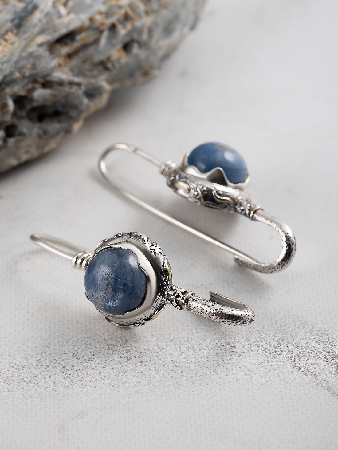 Err1346z Кианит Серьги (Ag 925)