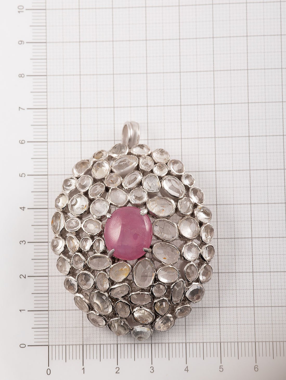 042342 Брошь-кулон (Ag 925)