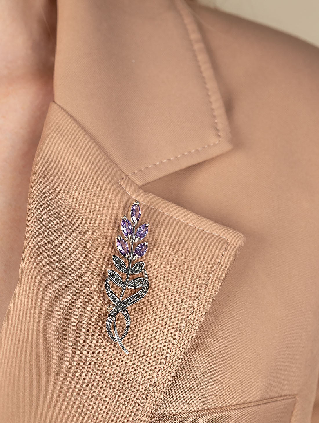 91636 Брошь (Ag 925)