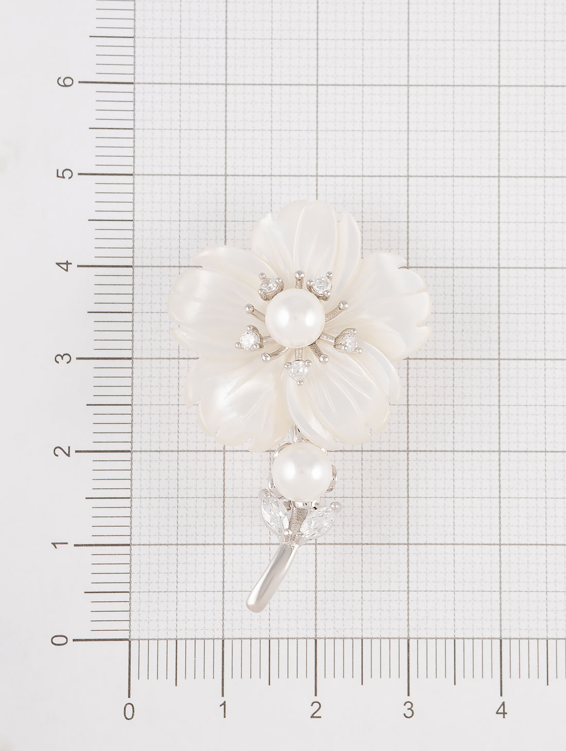 B00211r Брошь (Ag 925)