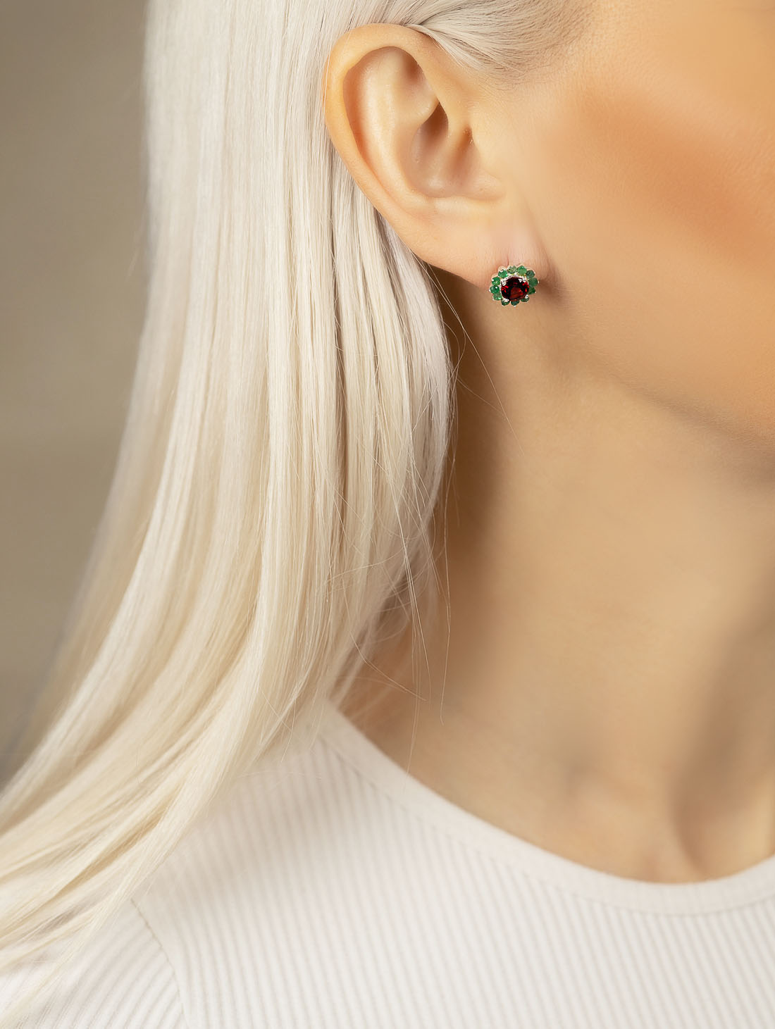 9441 Серьги пуссеты (Ag 925)