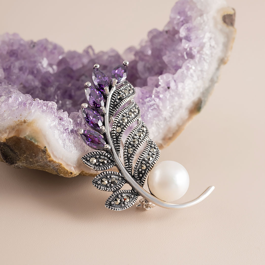 91389 Брошь (Ag 925)