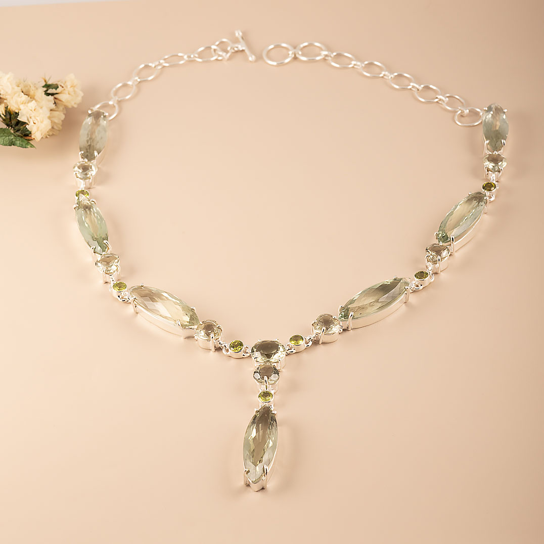 1300135 Колье (Ag 925)