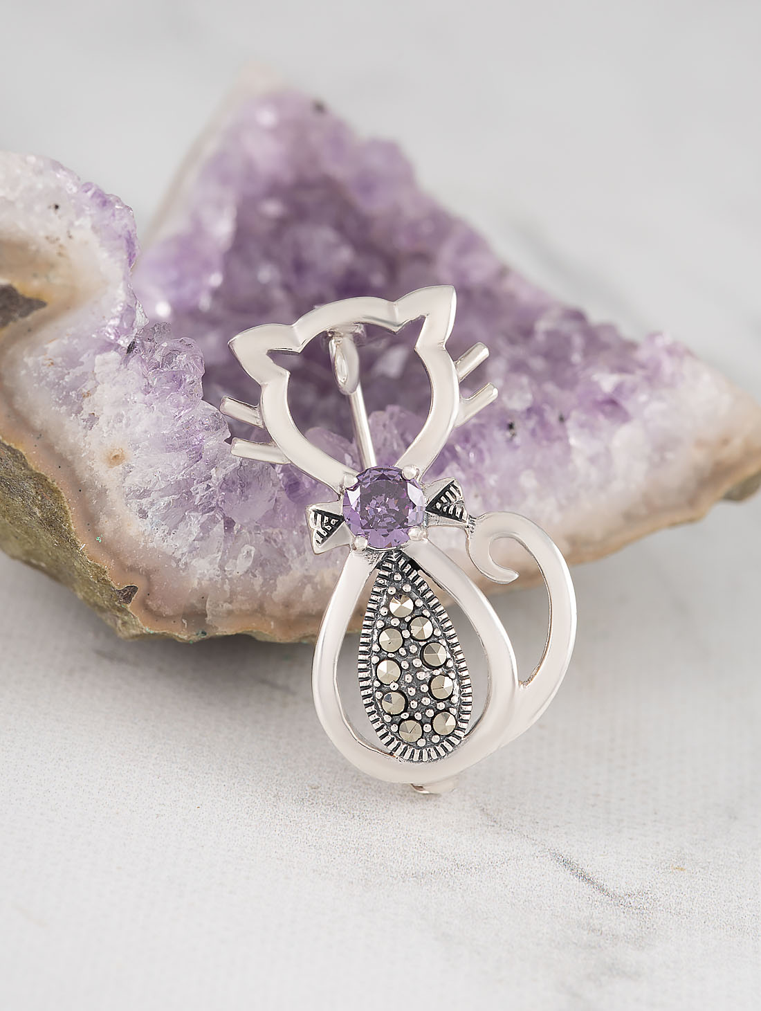 91660 Брошь (Ag 925)