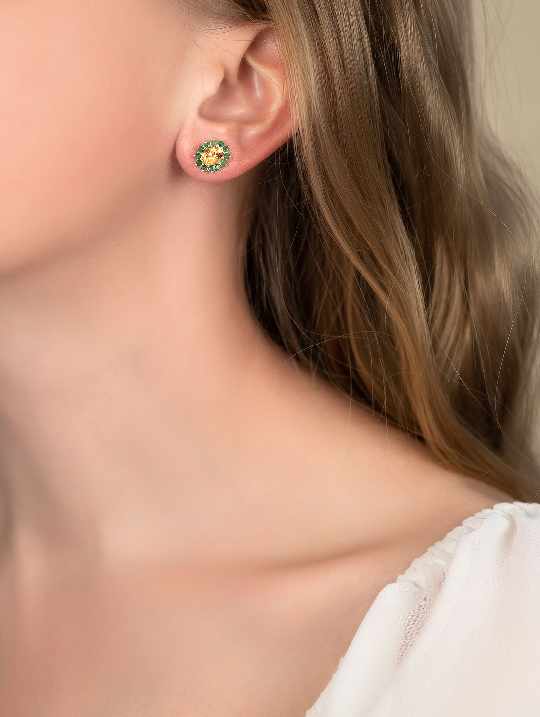 9504 Серьги пуссеты (Ag 925)