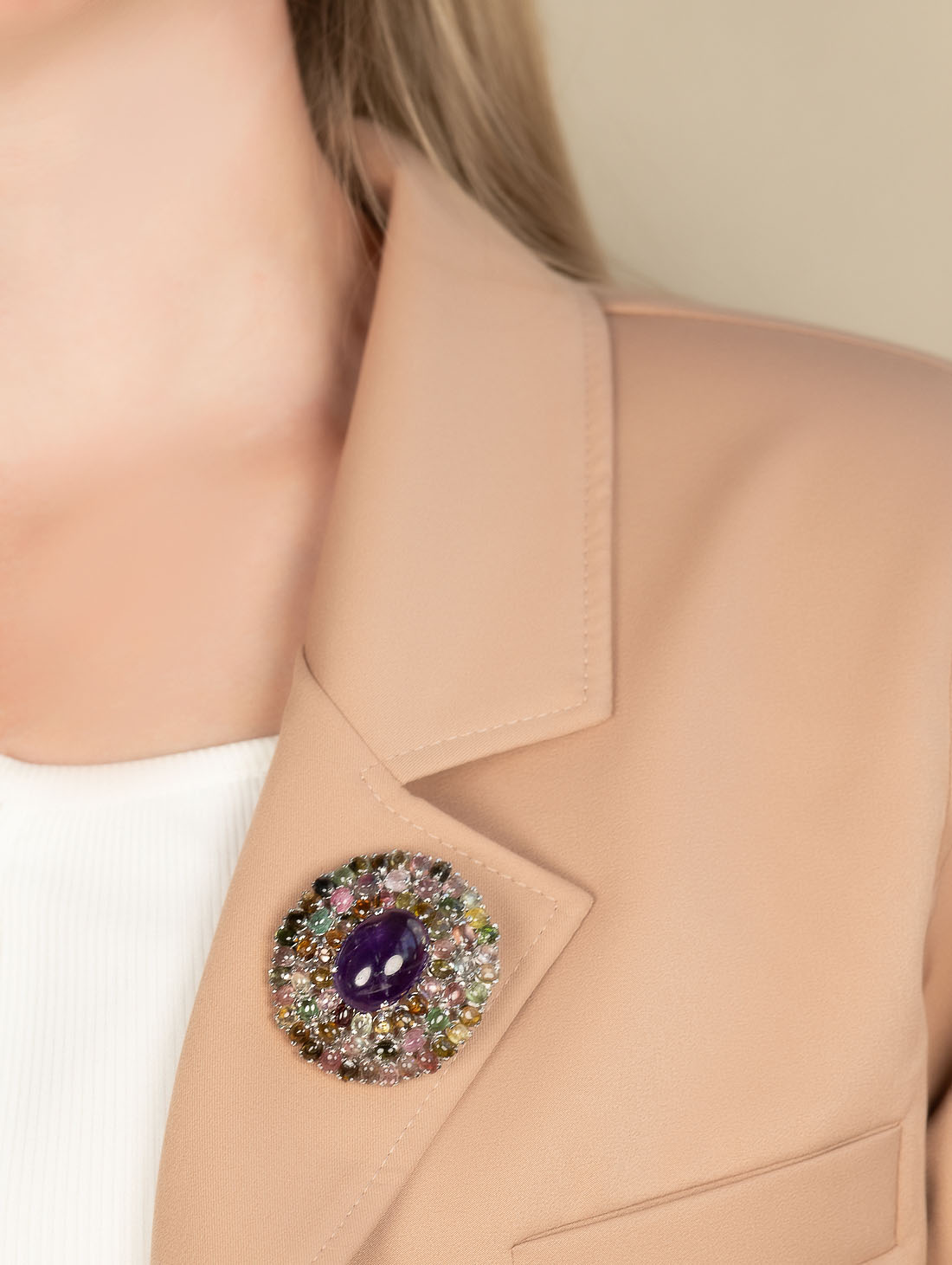 042350 Брошь-кулон (Ag 925)