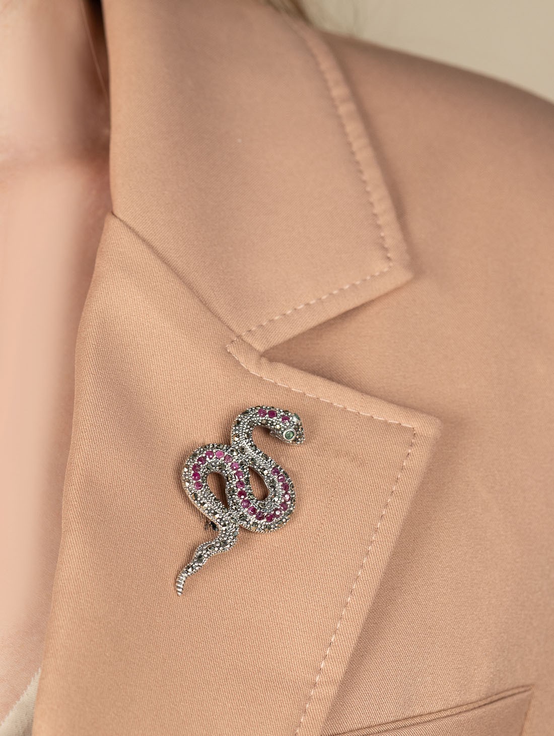 91533 Брошь-кулон (Ag 925)