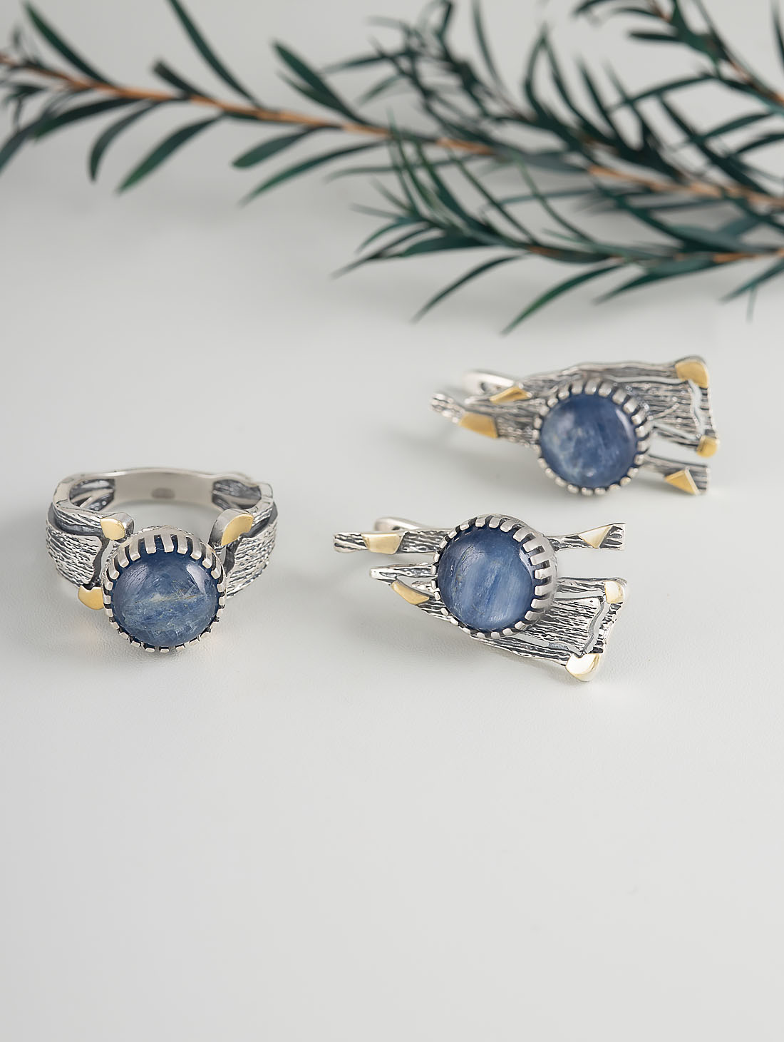 Err1504z Кианит Серьги (Ag 925)