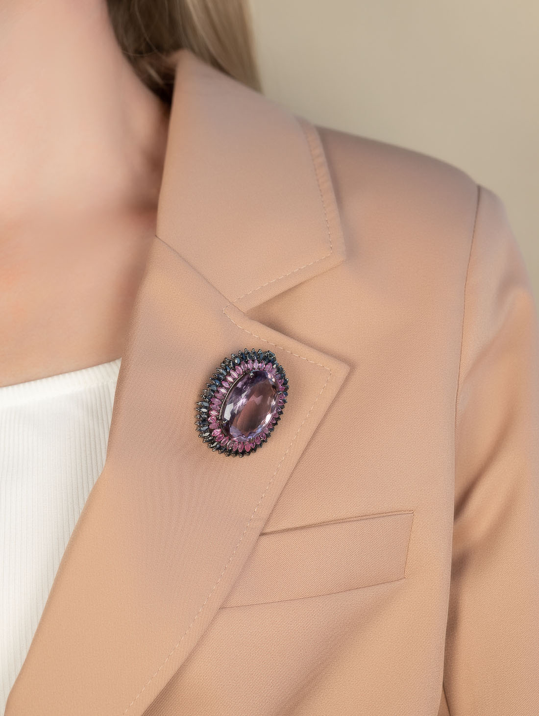 042341 Брошь-кулон (Ag 925)