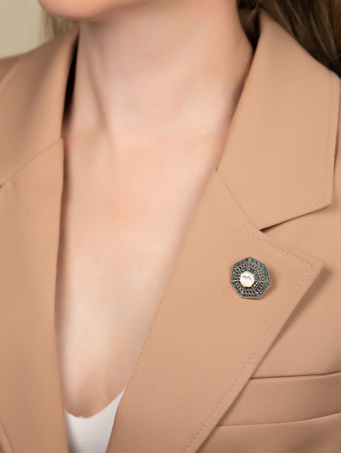 91562 Брошь (Ag 925)