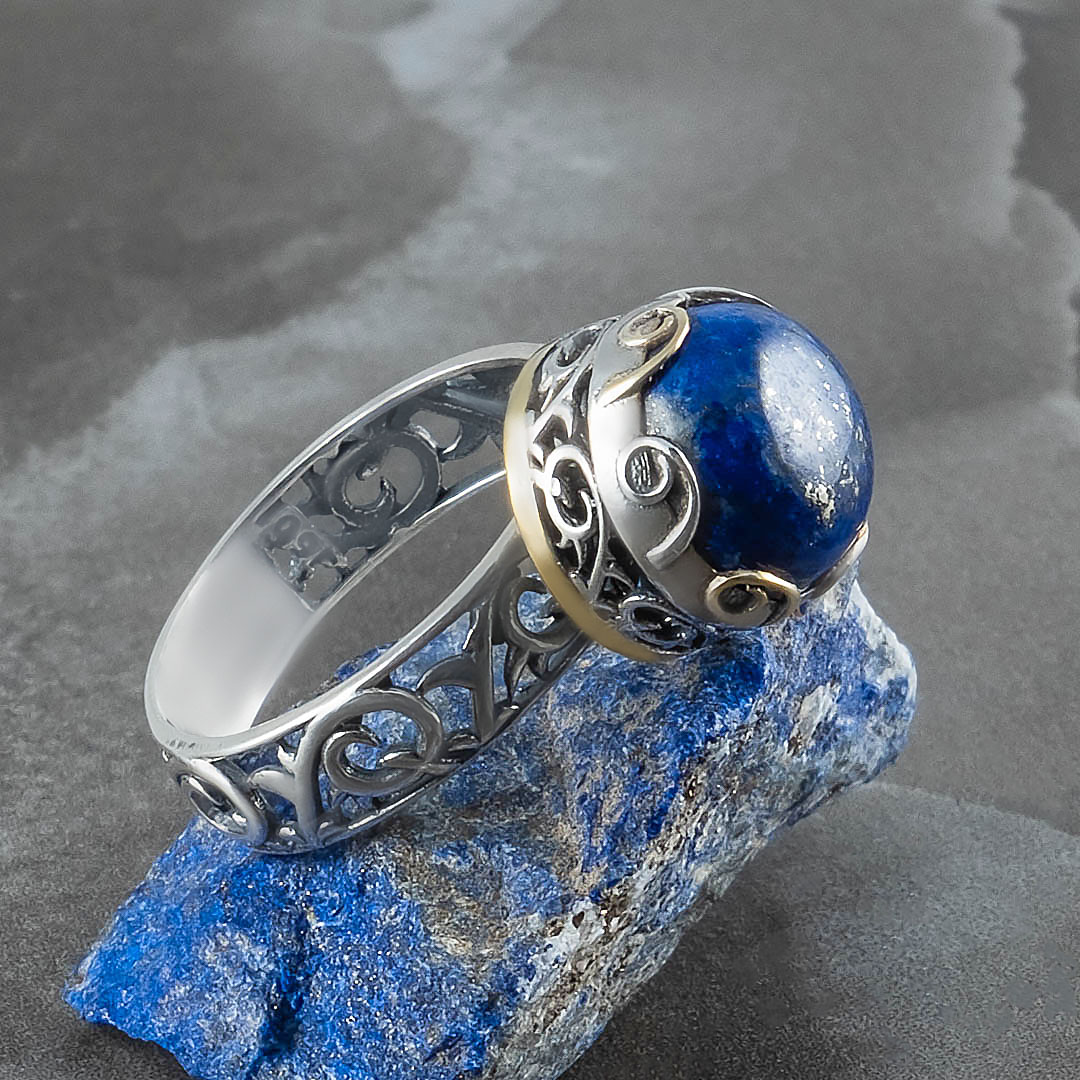 Rrr1351z Лазурит Кольцо (Ag 925)