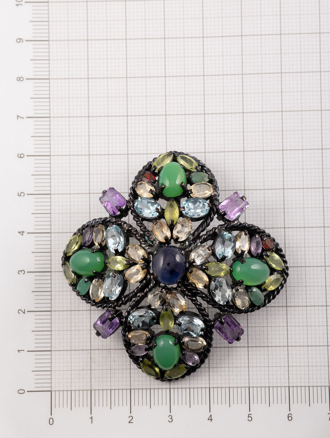 042364 Брошь-кулон (Ag 925)