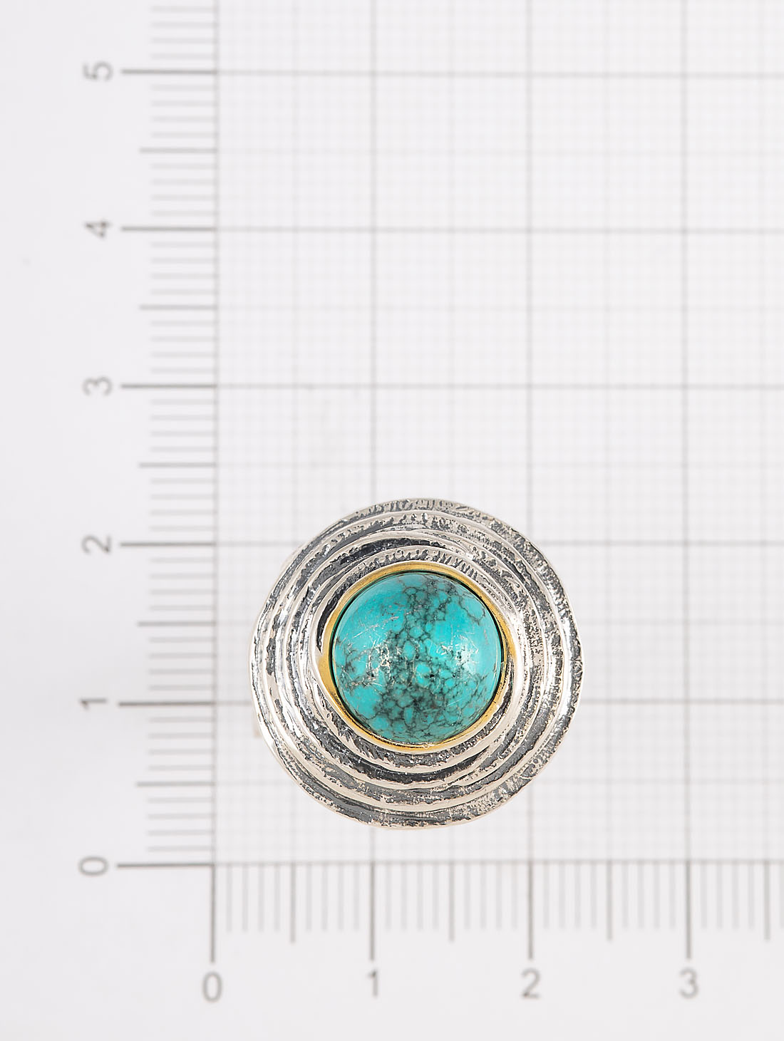 Rrr1185z Бирюза Кольцо (Ag_925)