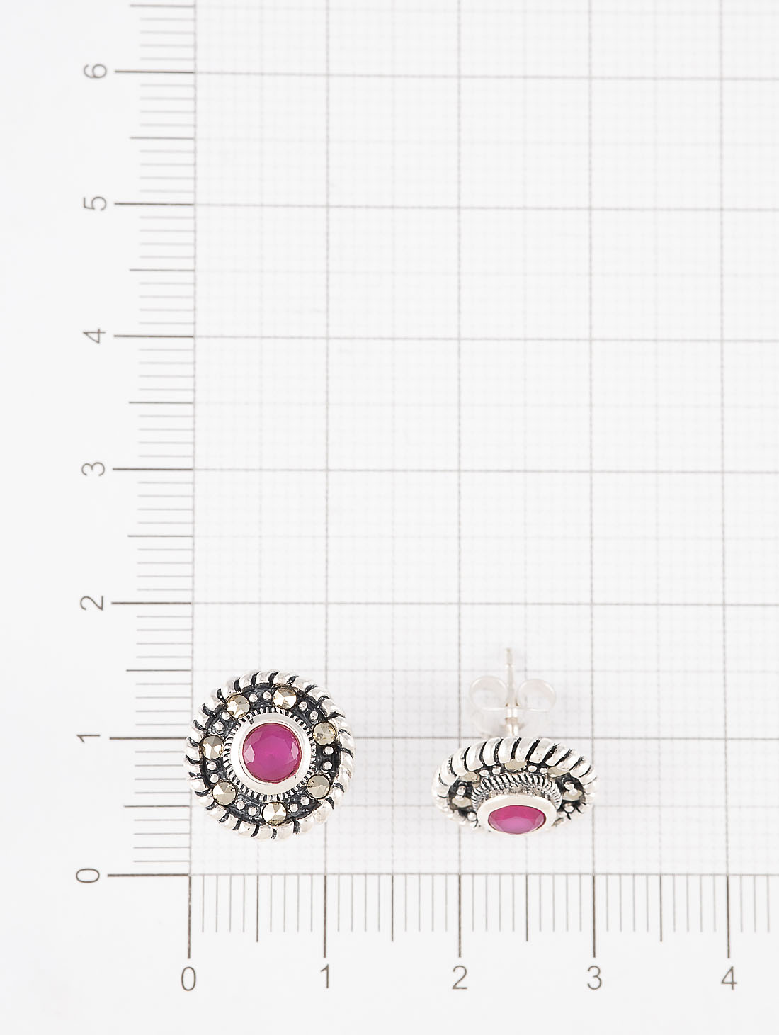 300203 Серьги пуссеты (Ag 925)