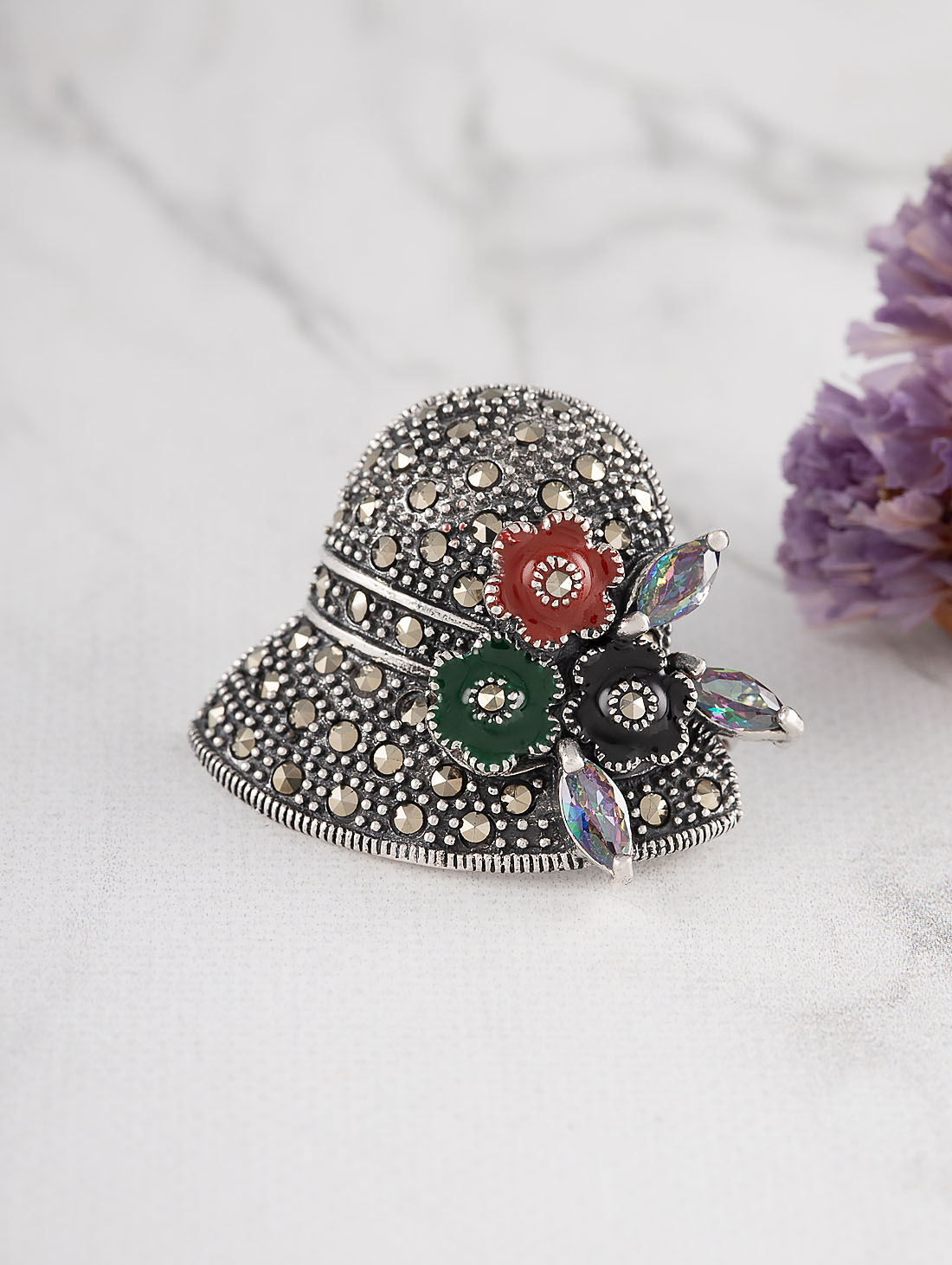 91549 Брошь (Ag 925)